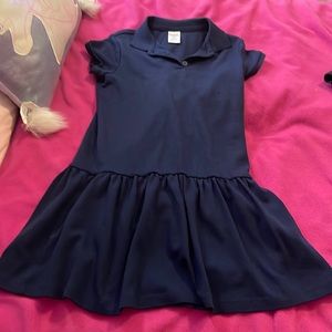 Gymboree girls uniforms 1 Blue skort n shorts under 2 tan pleated skirts 1 Dress